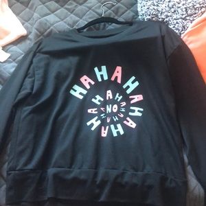 Long sleeve cropish top